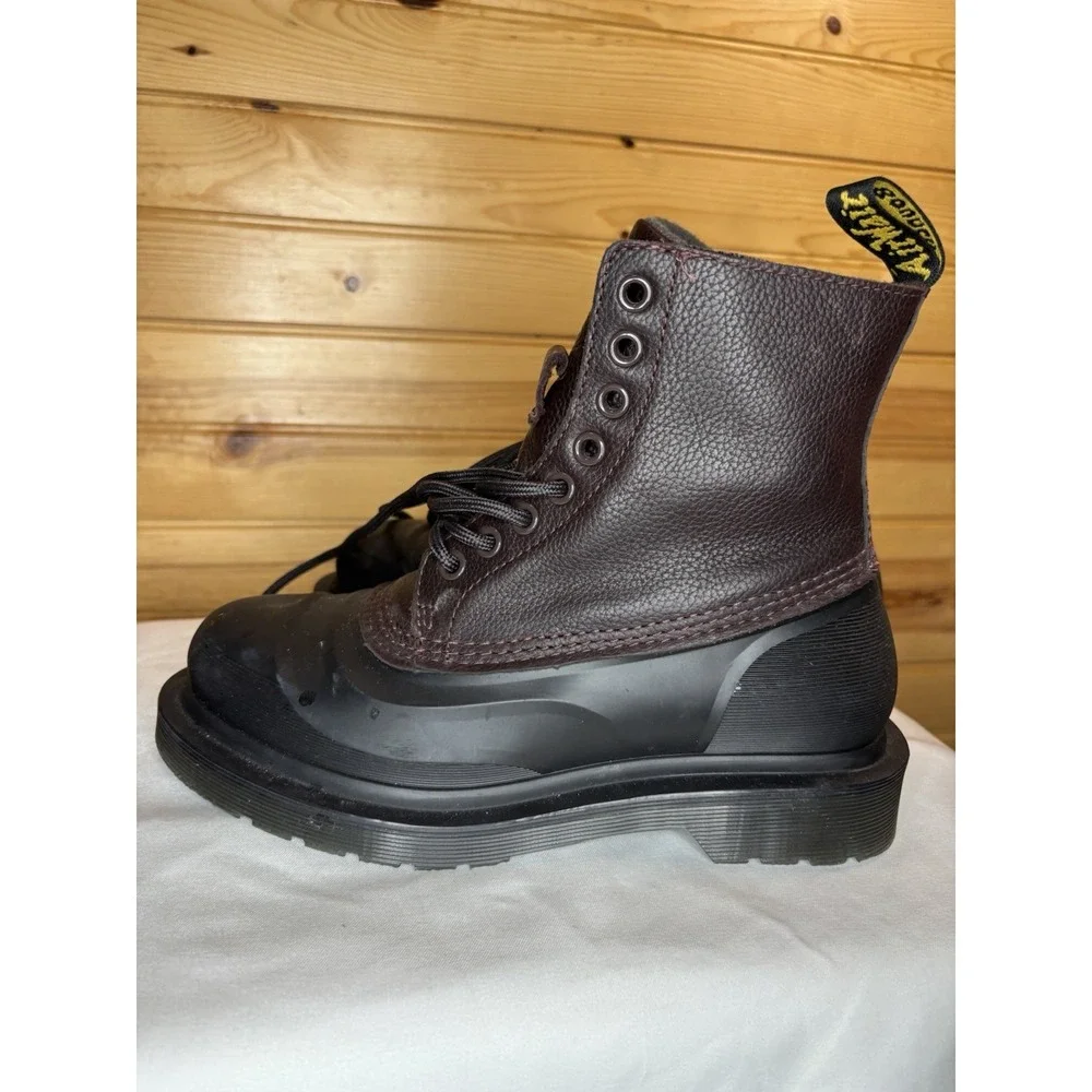 Dr‎ Martens 1460 Fleece Lined Sub Boots Limited Edition Newland Oxblood Men's 4